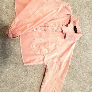 Forever 21 Pink/Blush Corduroy Jacket